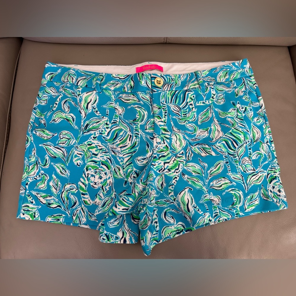Lilly Pulitzer Callahan Knit Short Turquoise Oasis